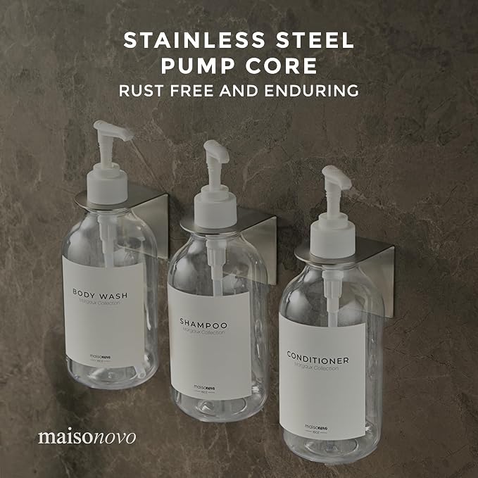 MaisoNovo Shampoo and Conditioner Dispenser - Image 4