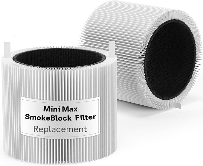 Leemone 2 Pack mini Max SmokeBlock Filter Compatible by Leemone