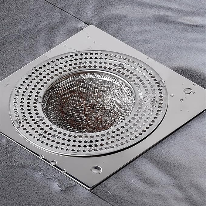 2pcs Heavy Duty Stainless Steel Slop Basket Filter Trap, 3.54" Top / 1.65" Mesh - Image 6