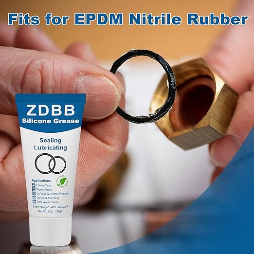 Faucet O-Rings Grease Silicone Lubricant Pool Lube Tube - Image 2