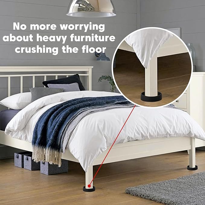 Rubber Furniture Pads Non Slips Furniture Casters Cup Chair Leg Floor Protectors - Image 4