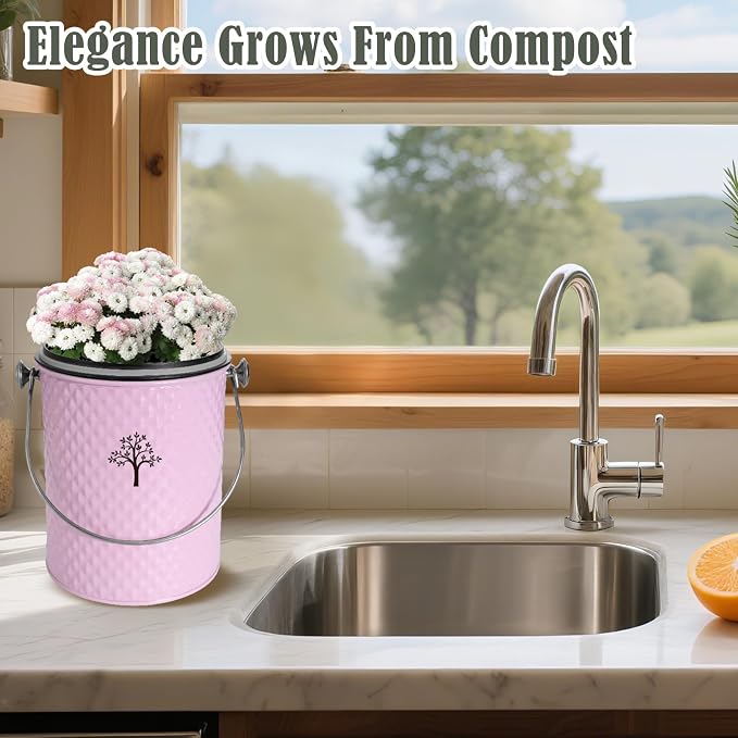 AOSION Countertop Compost Bin Kitchen，Odorless Indoor Compost Bin - Image 6