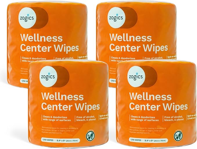 Zogics Wellness Center Cleaning Wipes – Gym Equipment Wipes by Zogics
