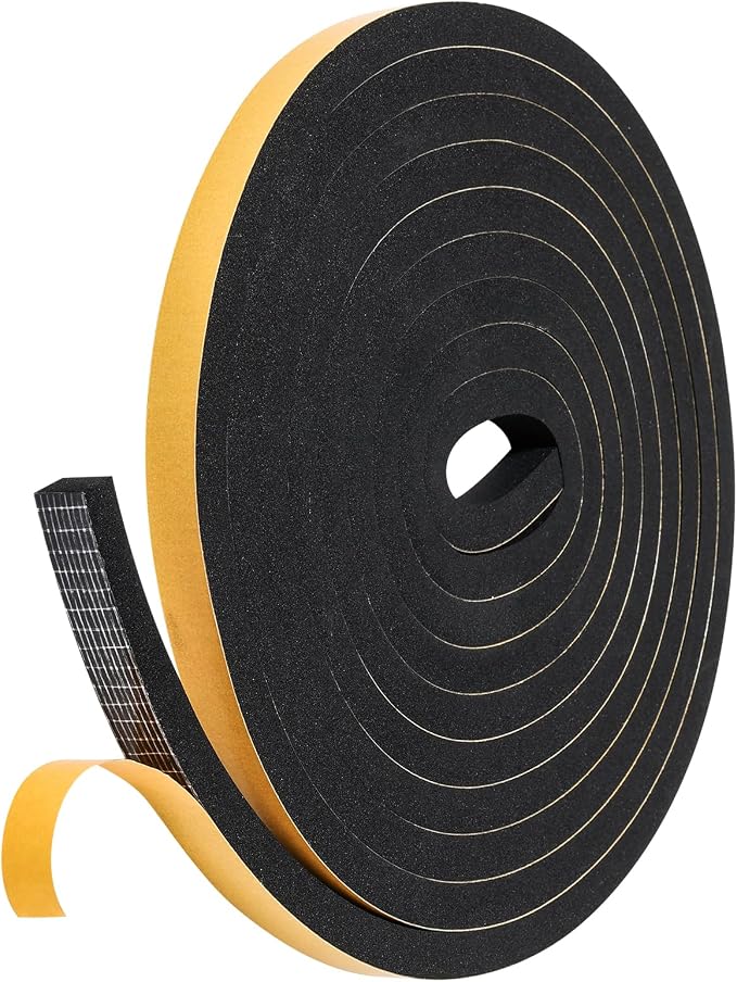 13Feet Weather Stripping Door Seal Strip, Strong Adhesive, Lightproof, by Amzjjle