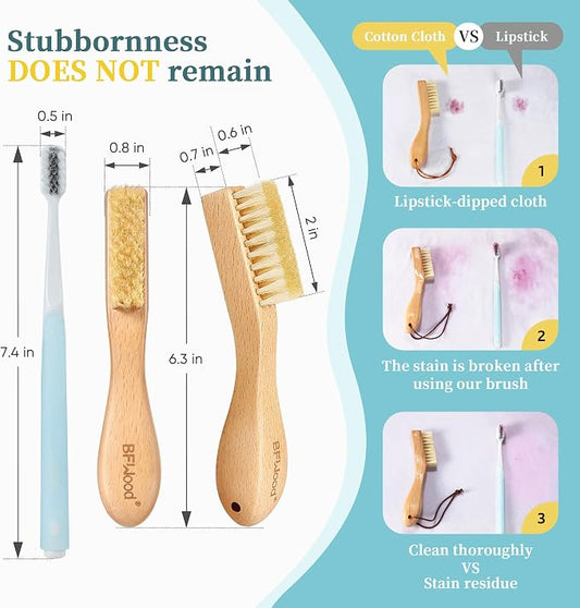 BFWood 2PCS Laundry Stain Brush - Image 2