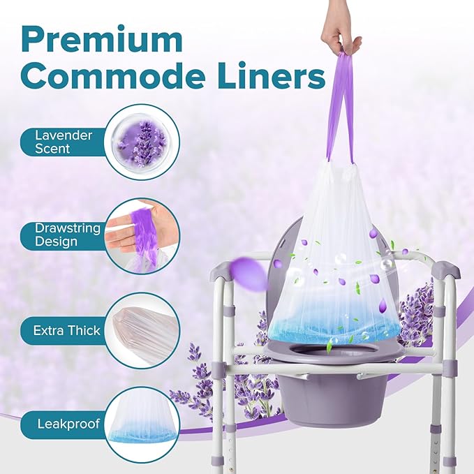 Maliton Bedside Commode Liners - Image 4