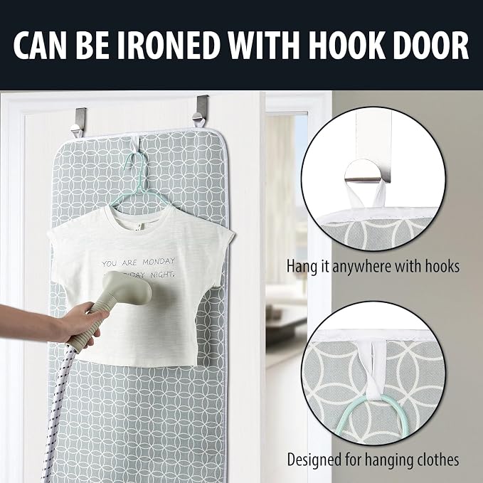 Seiritex Ironing Mat, Portable Ironing Pad 39.4 x 18.9 inch Table Top Iron - Image 4
