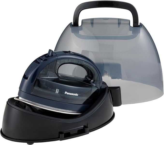 Panasonic NI-WL700A Cordless Steam/Dry Iron, 1500W Wide Stainless Steel Plate by Panasonic