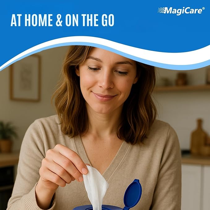 MagiCare 75% Large Alcohol Wipes - Image 5