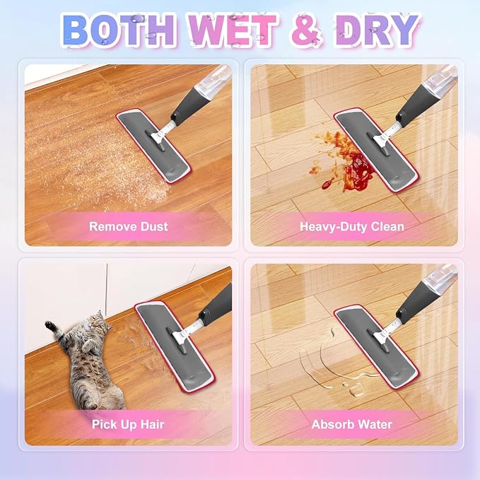 Replacement Microfiber Mop Pads Reusable Compatible - Image 5
