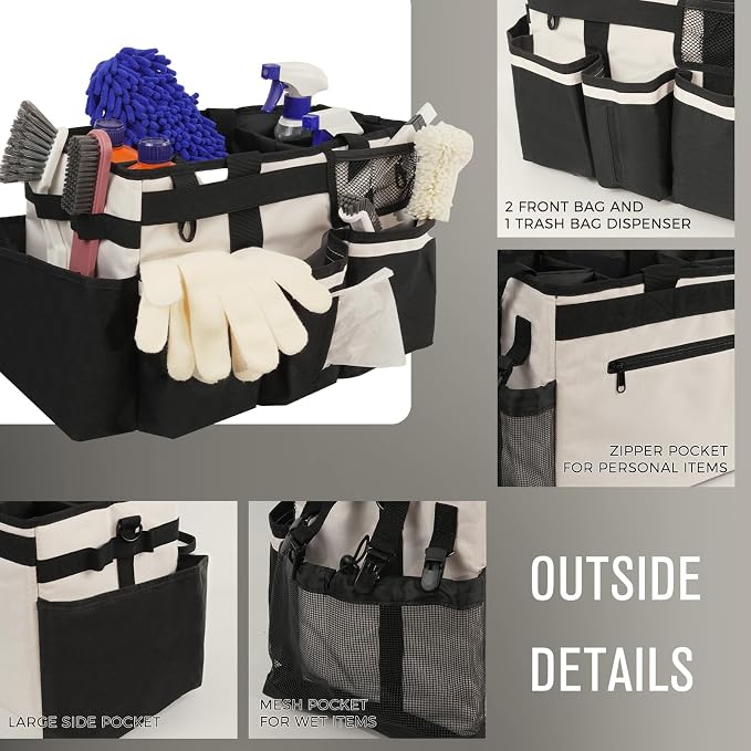 Wearable Cleaning Caddy, Cleaning Caddy Supplies Organizer - Image 3