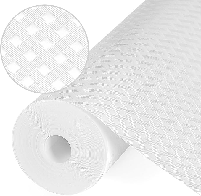 Shelf Liners, Non-Adhesive Drawer Liner, Waterproof & Oil-Proof Kitchen Cabinet by Origuuds