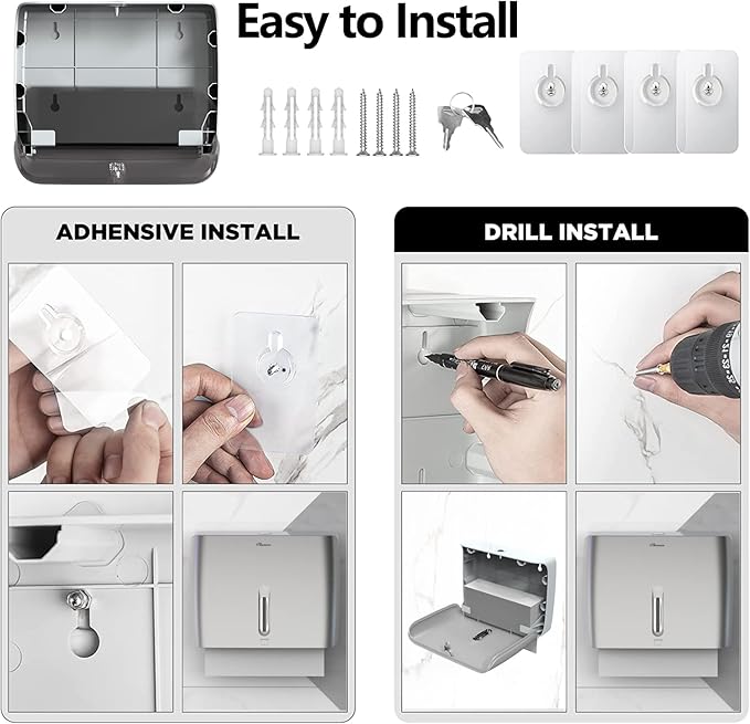 Commercial Paper Towel Dispenser Wall Mount - Image 3