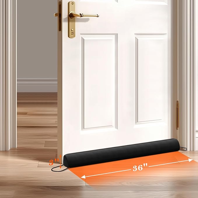 Sunolga 2-Pack 36" Door Draft Stopper Blocks Hot and Cold Air - Image 2