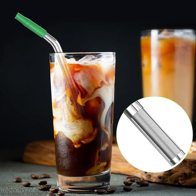 Stainless Steel Straws Long Metal Straws - Image 4