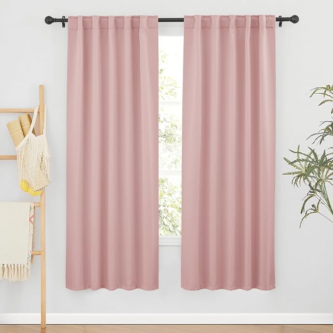 RYB HOME Pink Blackout Curtains by RYBHOME