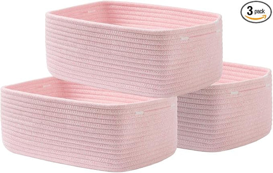 Small Woven Basket, 13.5 x 9.5 x 5 Inches, Storage Basket by KALLAX