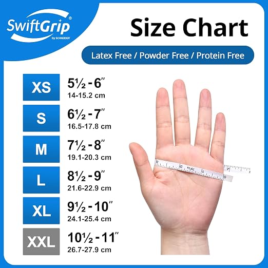 Disposable Nitrile Exam Gloves, Nitrile Gloves Disposable Latex Free, Medical - Image 7