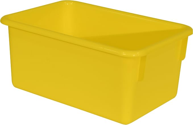 Wood Designs Cubby Storage Bin, Heavy Duty Plastic Containers - Image 2