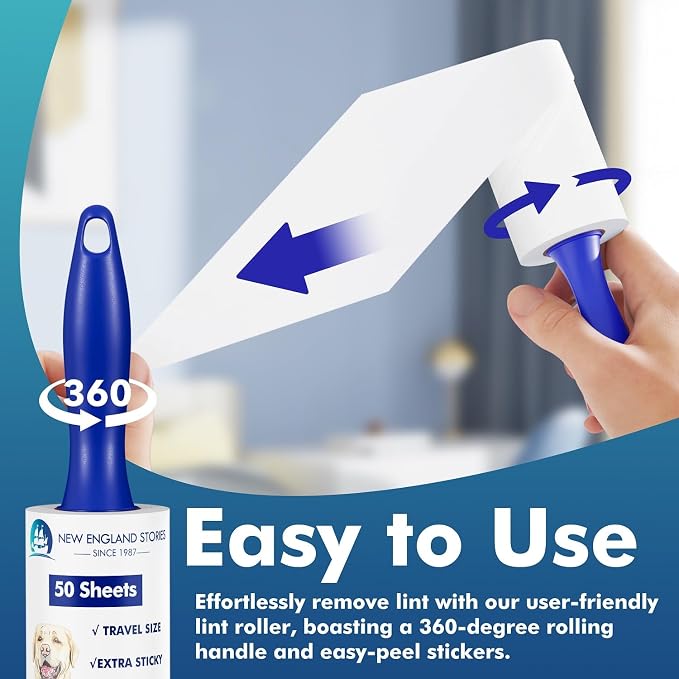200 Sheets Mini Lint Rollers for Travel - Image 3