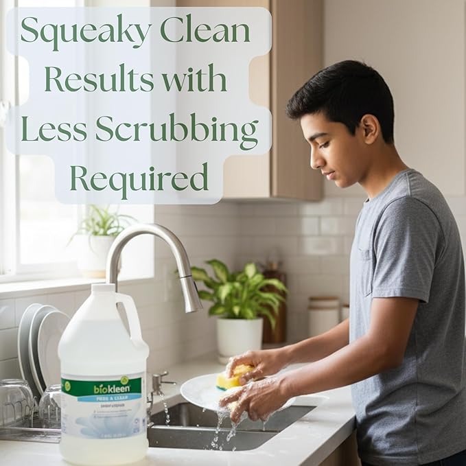 Biokleen Free & Clear Dish Soap - Image 5