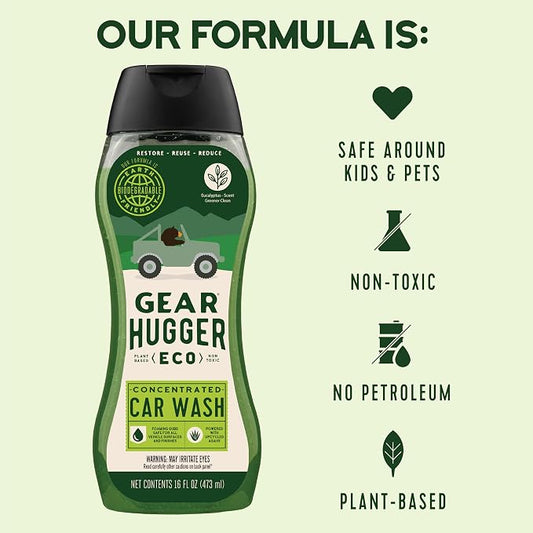 Gear Hugger Car Wash Soap – Eco-Friendly Car Cleaner, Biodegradable Car Wash - Image 2