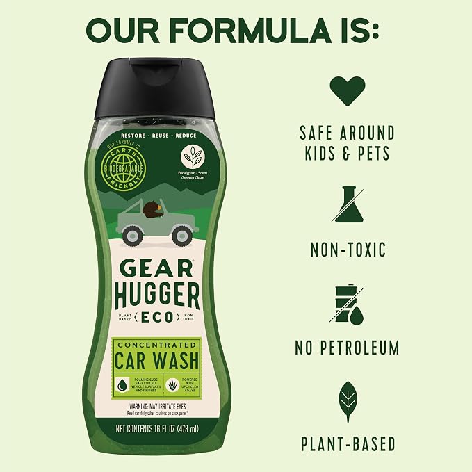 Gear Hugger Car Wash Soap – Eco-Friendly Car Cleaner, Biodegradable Car Wash - Image 2
