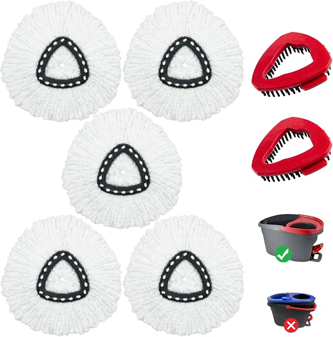 Mop Heads Replacement for Ocedar, Mop Replace Head for Ocedar EasyWring 1 Tank - Image 9
