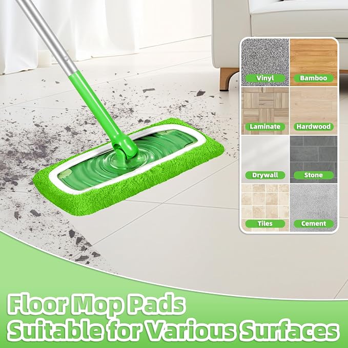 Reusable Dry Sweeping Cloths Microfiber Wet Pads Refill Compatible - Image 5