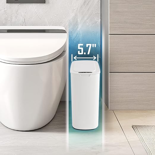Cesun Automatic Motion Sensor Bathroom Trash Can - Image 2
