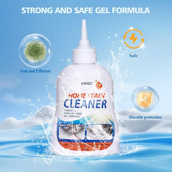 USKICH Home Remover Gel, 7 Fl Oz Household Washing Machine Cleaner, Effective - Image 5
