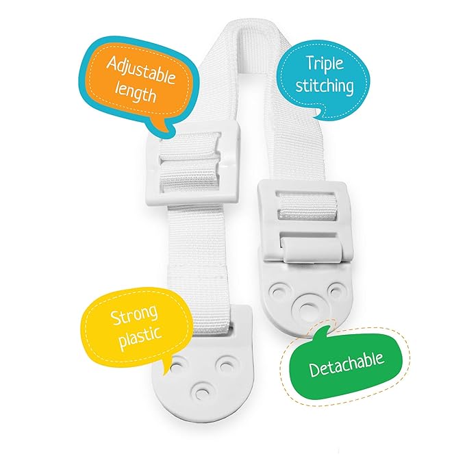 Boxiki Kids Adjustable Anti-Tip Furniture Anchors - Image 5