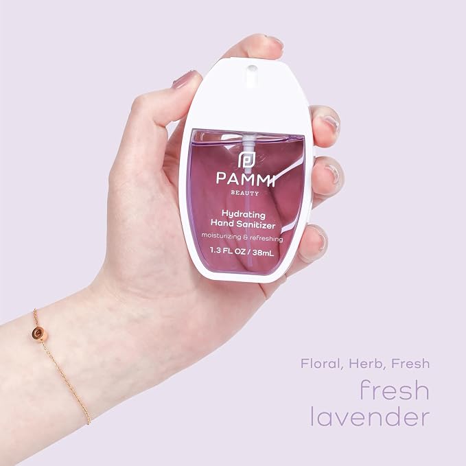 PAMMI Power Mist Hydrating Hand Sanitizer Spray, Portable Travel Size Pocket - Image 4