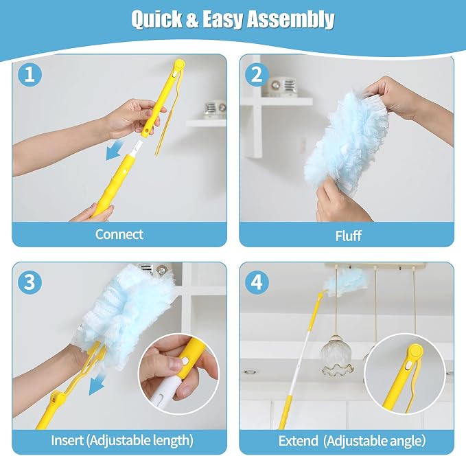 40 Count 360° Heavy Duty Duster Refills Compatible - Image 6