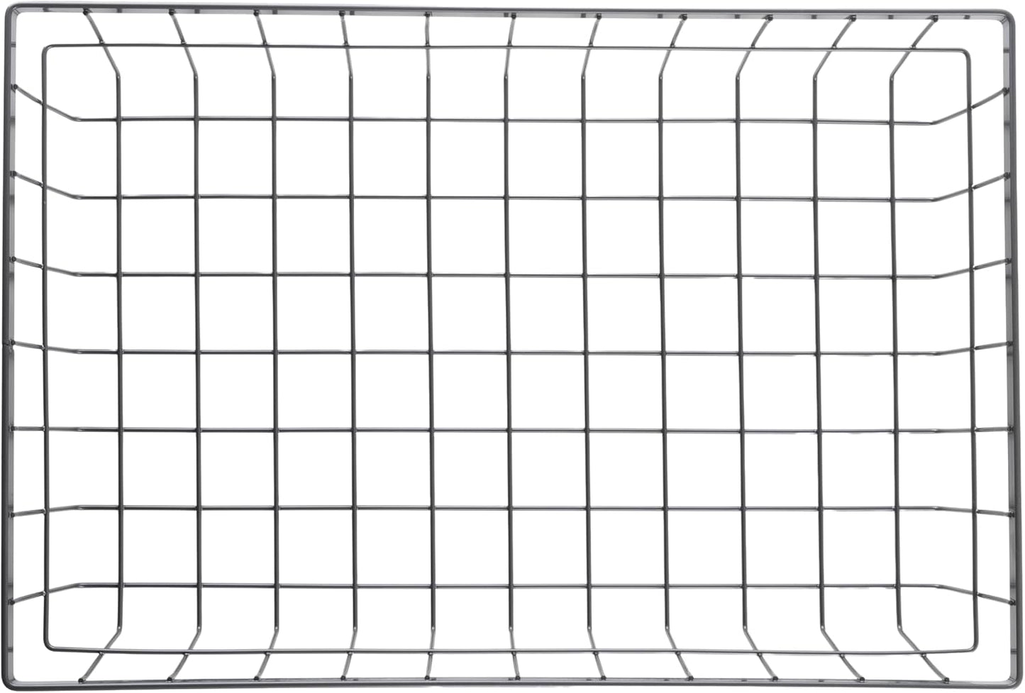 G.E.T. WB-1814-MG Urban Renewal 17.75" x 11.25" Wire Basket, 4" Tall, Metal | Heavy-duty, Reinforced rim, Great for Kitchen Storage, Pantry Organization, Countertop Organization and Home Organization