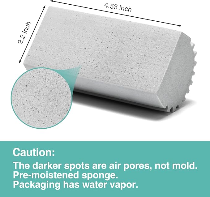 8 Pack Damp Dusting Sponge Duster, Reusable Household Cleaning Sponge Tool - Image 6
