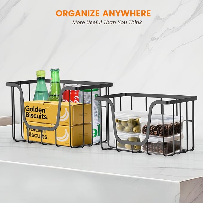 KONE Trash Bag Holder, 2 Pack Garbage Bag Dispenser, Storage Stackable Kitchen - Image 5