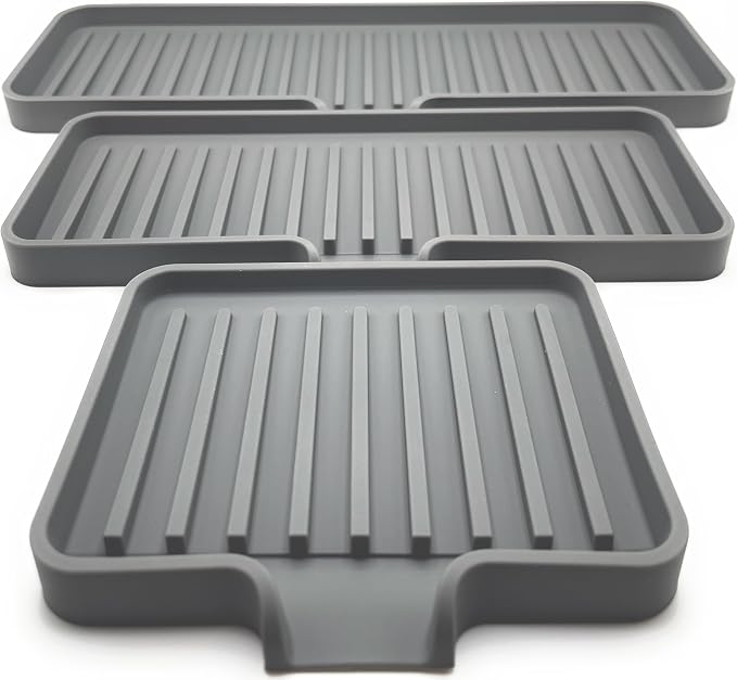Happitasa Silicone Soap Dish Tray and Sponge Holder - Image 7