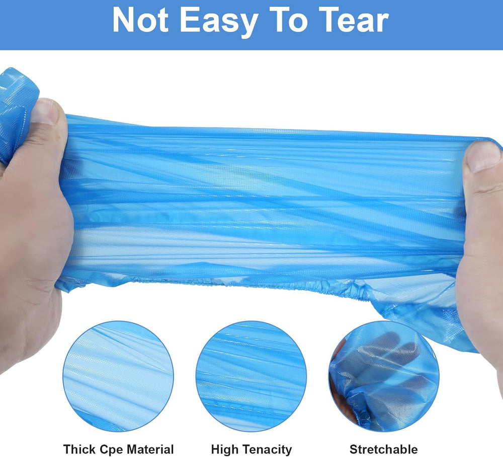 Roll CPE Shoe Covers Disposable,Booties for Shoes Covers,Non-Slip,Waterproof,...