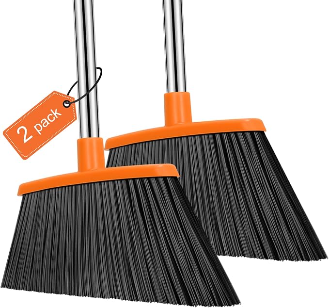 NACENA Heavy Duty Broom, 55 Inch Long Handle Outdoor Large Angle Brooms by NACENA