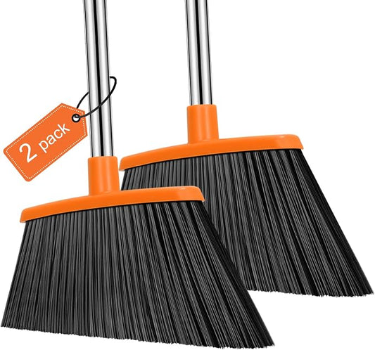 NACENA Heavy Duty Broom, 55 Inch Long Handle Outdoor Large Angle Brooms by NACENA