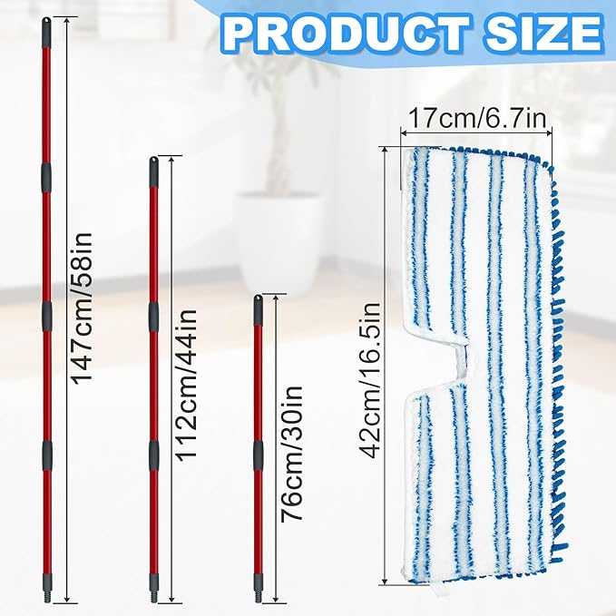 Microfiber Mops for Floor Cleaning, Flat Mop - Image 3