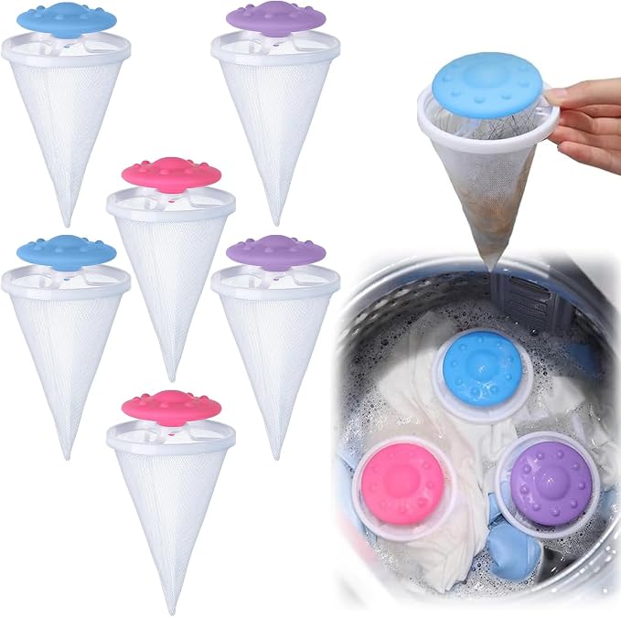 6pcs Pet Hair Remover for Laundry, Lint Catcher for Laundry, Washing Machine by Unknown