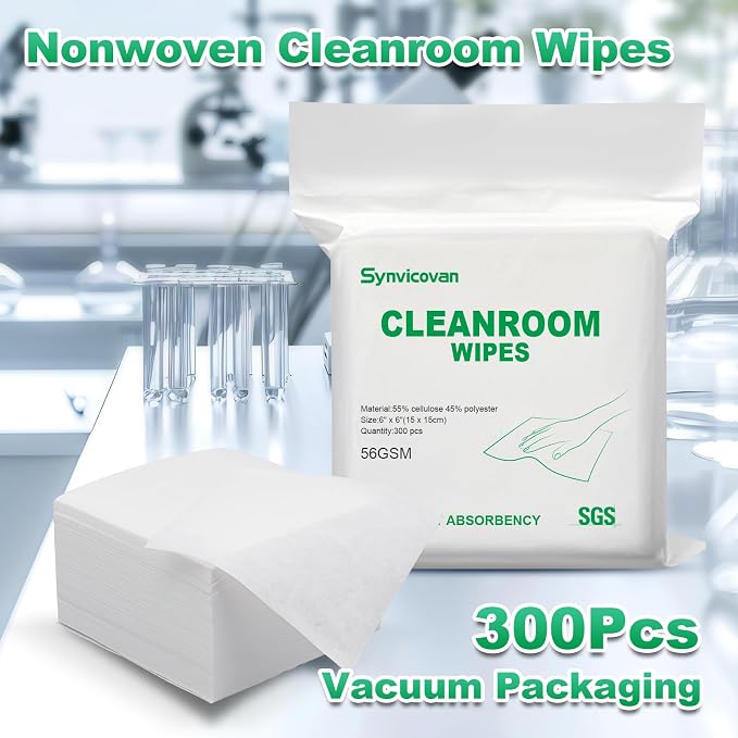 Cleanroom Wipes 6"x6" Lint Free Wipes - Image 2