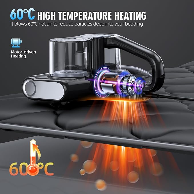 Mattress Vacuum Cleaner, 16Kpa Bed Vacuum Cleaner - Image 4