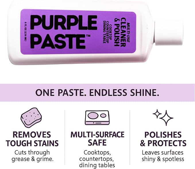 Purple Paste All Purpose Cleaning & Polishing Paste – Tough Stain Remover - Image 3