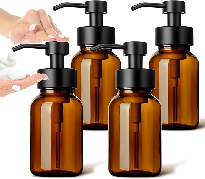 GMISUN Foaming Soap Dispenser, Refillable Hand Soap Foam Dispensers, Modern by GMISUN
