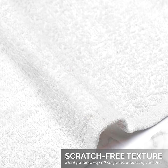 Terry Bar Mop Towels Size 14"x17" – Absorbent and Durable, Cotton Cleaning - Image 2