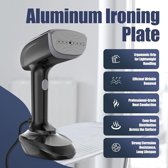Powerful Handheld Fabric Steamer - 1800W - Image 4