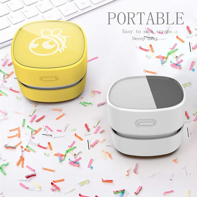 ODISTAR Desktop Vacuum Cleaner, Mini Table dust Sweeper Energy Saving, High - Image 3